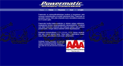 Desktop Screenshot of powermatic.fi