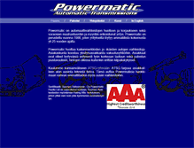 Tablet Screenshot of powermatic.fi
