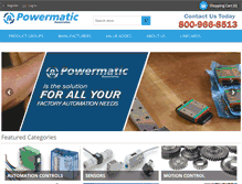 Tablet Screenshot of powermatic.net